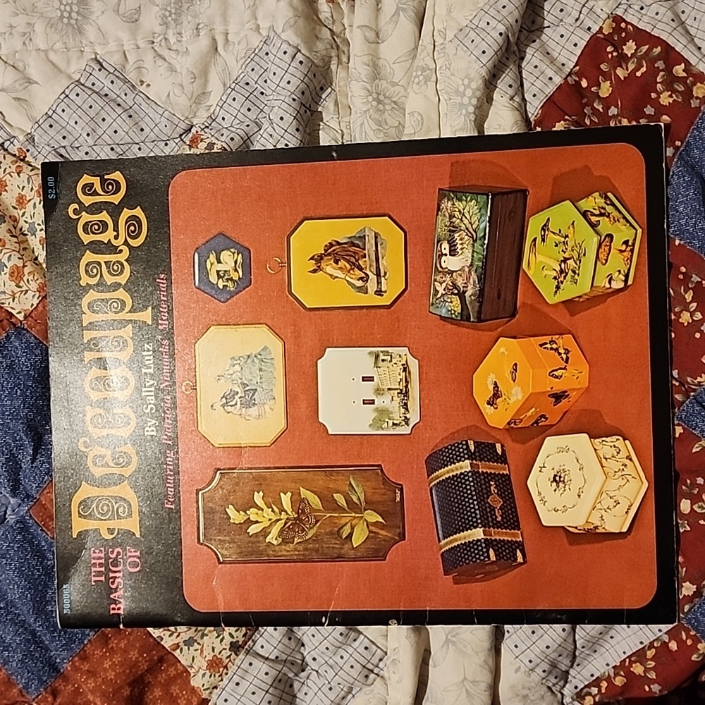 The Basics of Decoupage by Sally Lutz Vintage